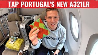 Review TAP AIR PORTUGALs NEW A321LR in BUSINESS CLASS  NARROW BODY LUXURY [upl. by Aynom250]