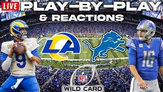 Los Angeles Rams vs Detroit Lions  Live PlayByPlay amp Reactions [upl. by Arol]