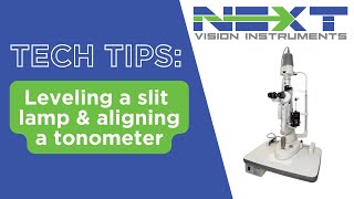 HowTo Level Slit Lamp amp Align Tonometer [upl. by Lorenza]