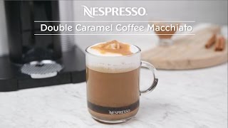 Double Caramel Coffee Macchiato Recipe [upl. by Nagap]