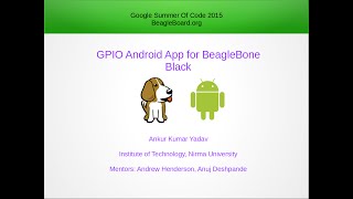 GPIO Android App for BeagleBone Black [upl. by Tirreg]