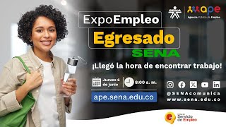 EXPO EMPLEO EGRESADOS SENA [upl. by Odlanyar930]