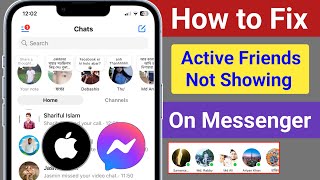 How to Fix Messenger Not Showing Active Friends On iPhone  iPhone Messenger Online Active Not Show [upl. by Tisha]