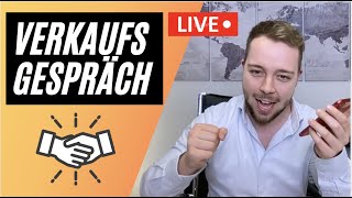 Live Mitschnitt Verkaufsgespräch inklusive Abschluss [upl. by Aay]