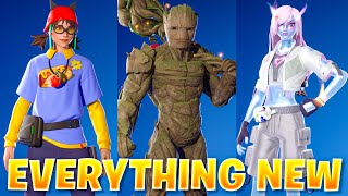 EVERYTHING New in Fortnite Guardians of Galaxy NIKE Kratos amp More [upl. by Latin488]