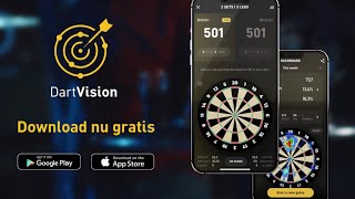 DartVision  Darts Scoreboard App  iOS amp Android [upl. by Aivan]