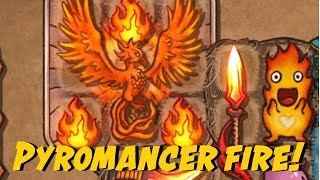 Backpack Battles Pyromancer Fire Stack [upl. by Oisangi]