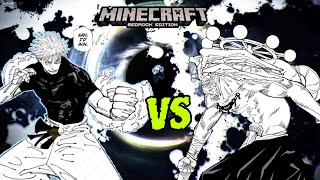 Gojo Vs Mahoraga  JJK Awakening ModAddon by heroicproductions  Minecraft PE 12130 [upl. by Ahseiyk]