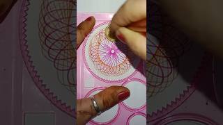 geometrical patterns and stencil art viral stencilart spirograph satisfying stencilart [upl. by Annabella184]