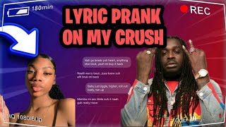 Jah Vinci  Virgin “ LYRIC PRANK ON MY CRUSH “  WENT GREAT [upl. by Notserc]