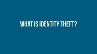 What is Identity Theft [upl. by Mali913]