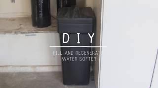 How To Fill And Regenerate Your Water Softener [upl. by Autry811]