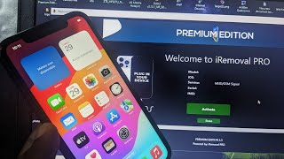 bypass iPhone XRXS1112131414plus with signal  IRemoval PRO  ios 177 [upl. by Hudnut]