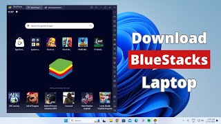 How to Download and Install BlueStacks in Laptop [upl. by Bortz852]