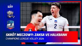 Skrót meczowy Grupa Azoty ZAKSA KędzierzynKoźle vs Halkbank Ankara  Highlights [upl. by Nolita531]