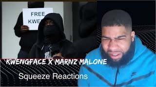 Kwengface x Marnz Malone x Tiggs Da Author  LIES Official Music VideoSqueeze Reactions [upl. by Stillas]