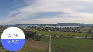 WIDE VIEW Markelfingen am Bodensee in GERMANY [upl. by Aitercal]