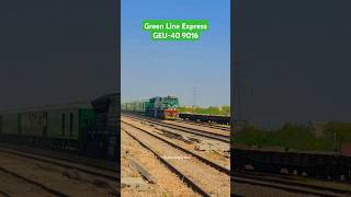 6dn Greenline Express 9016 blasting through pass from Dabheji 🔥👑 foryou shortsviral greenline [upl. by Neve]