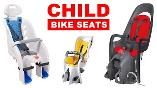 🚴 Rear Mounted Child Bike Seats for 2022  Schwinn Topeak Babyseat II Burley Dash Thule Hamax [upl. by Ecirtael]