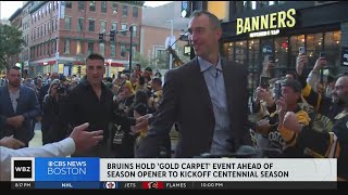 Bruins legends celebrate start of centennial season [upl. by Ardy]