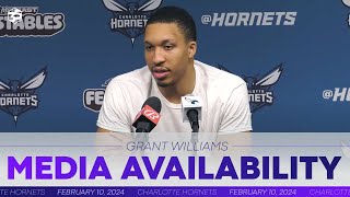 Hornets vs Grizzlies Grant Williams Postgame Media Availability  2102024 [upl. by Ahtanoj]