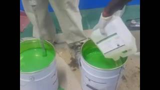 Kretop EPS SL 500 Epoxy Self Leveling Resinous High Gloss Flooring System [upl. by Ettevets]