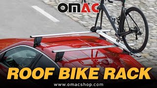 How to Install Roof Bicycle Rack  Menabo Roof Bike Rack  Installation [upl. by Ettenay]