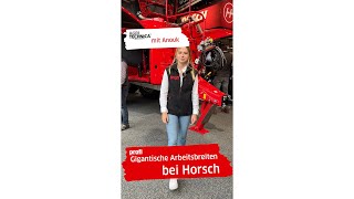 Gigantische Arbeitsbreiten bei Horsch  Agritechnica mit Anouk 13 [upl. by Cinimod300]