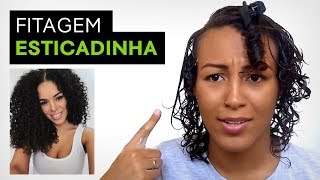 FITAGEM ESTICADINHA em CABELO CURTO Finalização da Rayza Nicácio [upl. by Maggie]