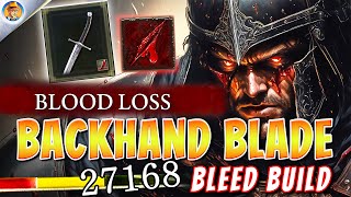 This BEST Backhand Blade Bleed Build SHREDS Elden Ring DLC Build Guide [upl. by Freytag630]