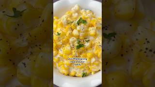 Slow cooker creamed corn A gluten free corn side dish for thanksgiving [upl. by Etak884]