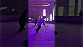 Boy normal ice skating vs Boy Brutal ice skating edit trollface troll [upl. by Enitsenre492]