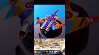 マクロスΔ VF31Eジークフリード ファイターモード チャック・マスタング機 メカコレクション MACROSS DELTA [upl. by Alex]