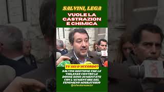 Salvini spiega i dati degli abusi e violenza sulle donne salvini politica violenzasulledonne [upl. by Benedick]