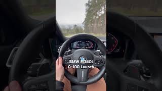 Bmw m340i doing 0100 with launchcontrol [upl. by Aneloc]