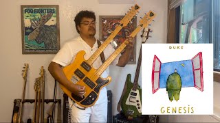 Genesis  Behind The Lines Bass Cover with 1978 Shergold Custom Doubleneck Bass [upl. by Renrag]