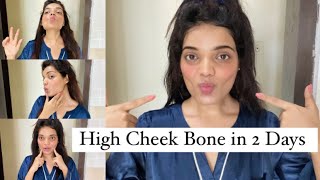 Reduce cheeks fat in 2 days at home  No more chubby fatty face [upl. by Cheslie]