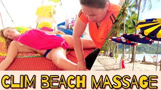 ASMR Thai Beach Slim Massage [upl. by Oiromed]