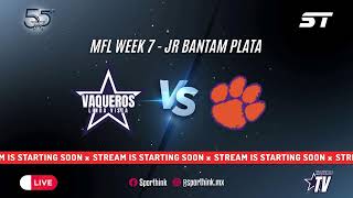 MFL W7  Vaqueros vs Jaguares  Peewee Plata [upl. by Eoz]