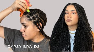 ‼️GODDESS BRAIDS NO MÉTODO DE CROCHET [upl. by Reiser]