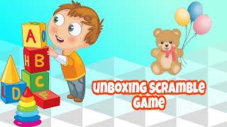 unboxing scramble game quotToyOyequotpuzzule gametoyunboxingbraintest kidstoys educationalvideo [upl. by Asiram]