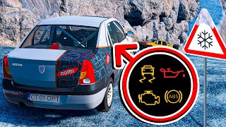 Dacia Logan vs Dacia Duster pe Drum Periculos de Gheata [upl. by Godfrey145]