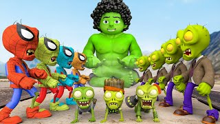 Plants vs Zombies 2  Evolution of Superhero VS Team Bad Guy Zombie  2D 3D Animation IRL [upl. by Nilyak]