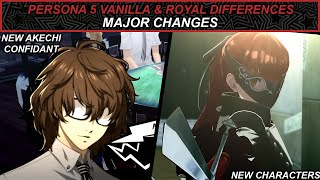 Persona 5 Vanilla and Royal Differences  Major Changes [upl. by Cadmarr997]