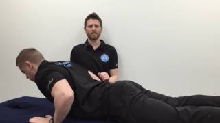 McKenzie Method Extension in lying for relief of back pain and sciatica [upl. by Eeslek]