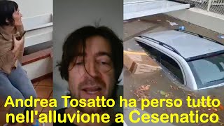 Andrea Tosatto ha perso tutto nellalluvione a Cesenatico Aiutiamolo [upl. by Rodger876]