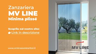 Zanzariera Minima MV Line  Zanzariere Plissè  Plissettata su misura [upl. by Gabi]