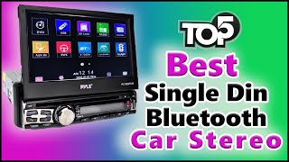 Top 5 best single din Bluetooth car stereo Reviews [upl. by Hilaire195]