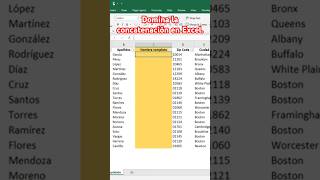 Excel Aprende a concatenar [upl. by Ertha804]