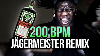 JÄGERMEISTER 200 BPM Edit LucaDante Spadafora HardcoreFrenchcore Remix  Musikvideo [upl. by Soble]